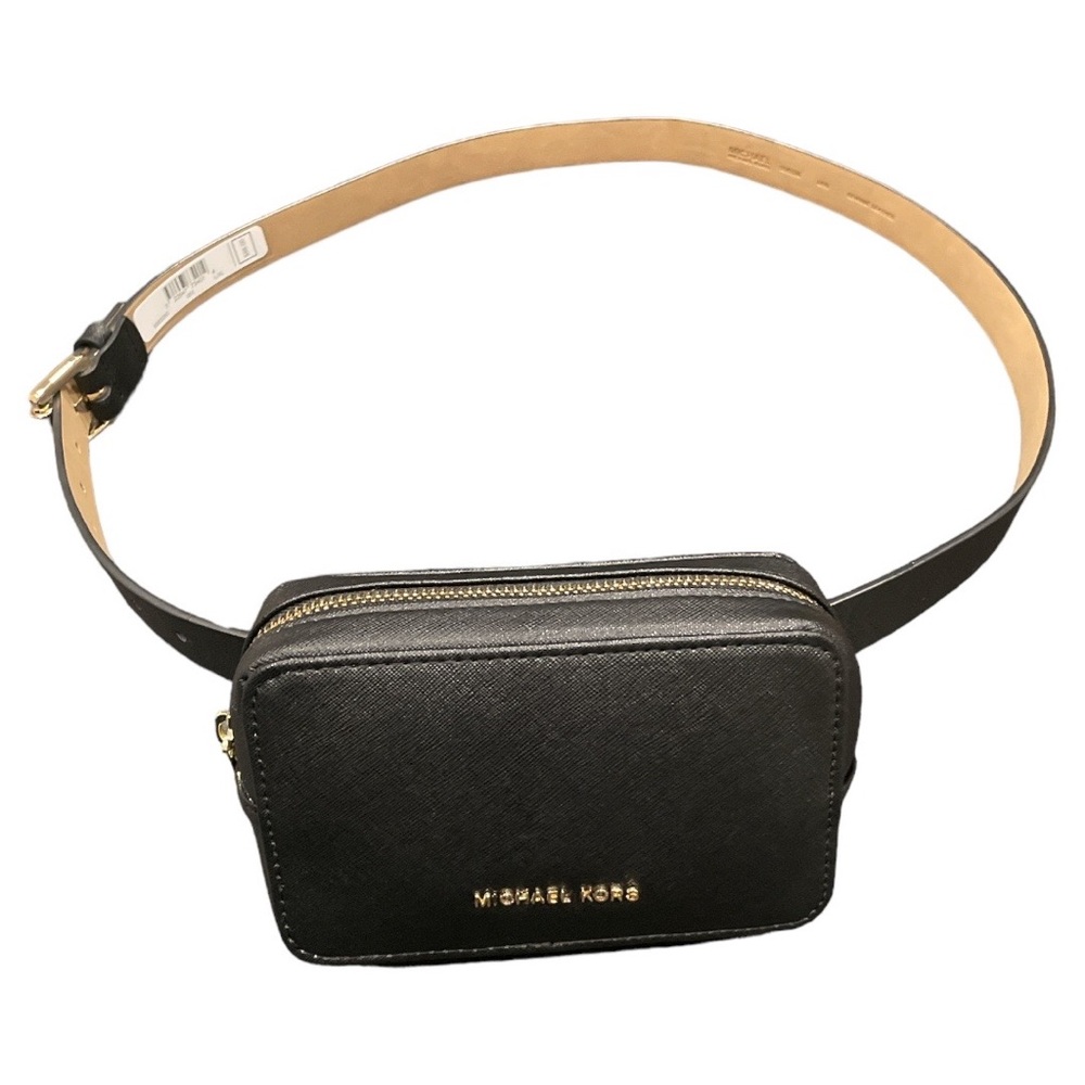 MK Genuine Leather Belt Bag